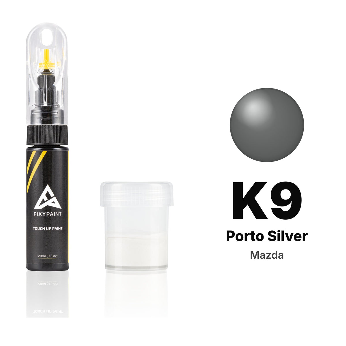 Touch-up paint for Mazda K9 Porto Silver, Standard kit