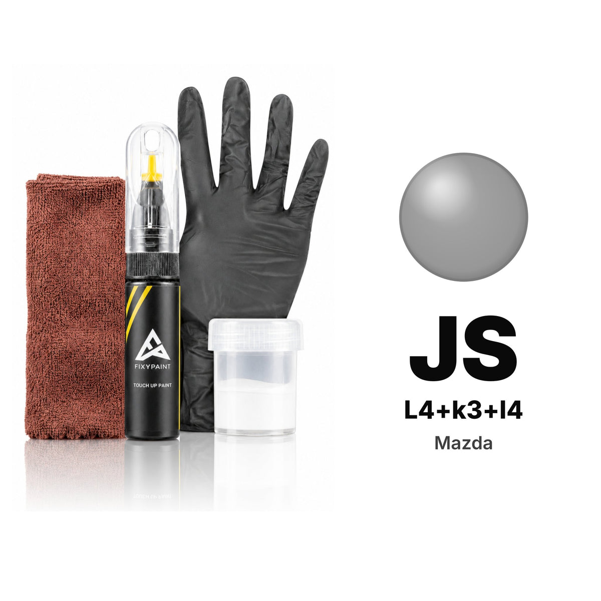 Touch-up paint for Mazda JS L4+k3+l4, Complete kit