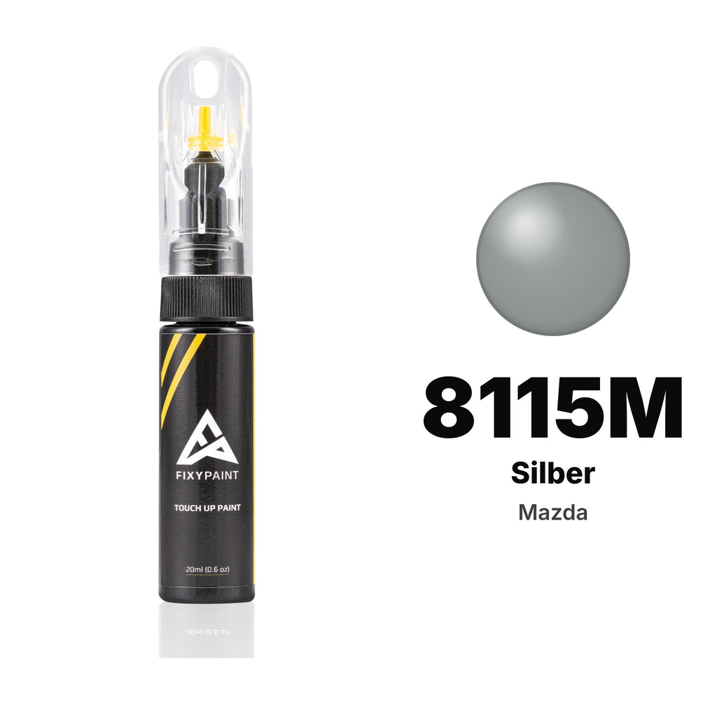 Lackstift für Mazda – 8115M Silber (alle Modelle, ab 1988), Set Basis
