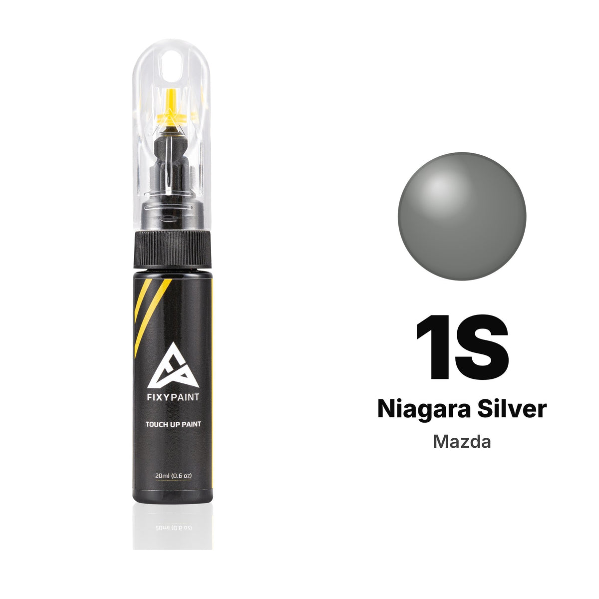 Touch-up paint for Mazda 1S Niagara Silver, Basic kit