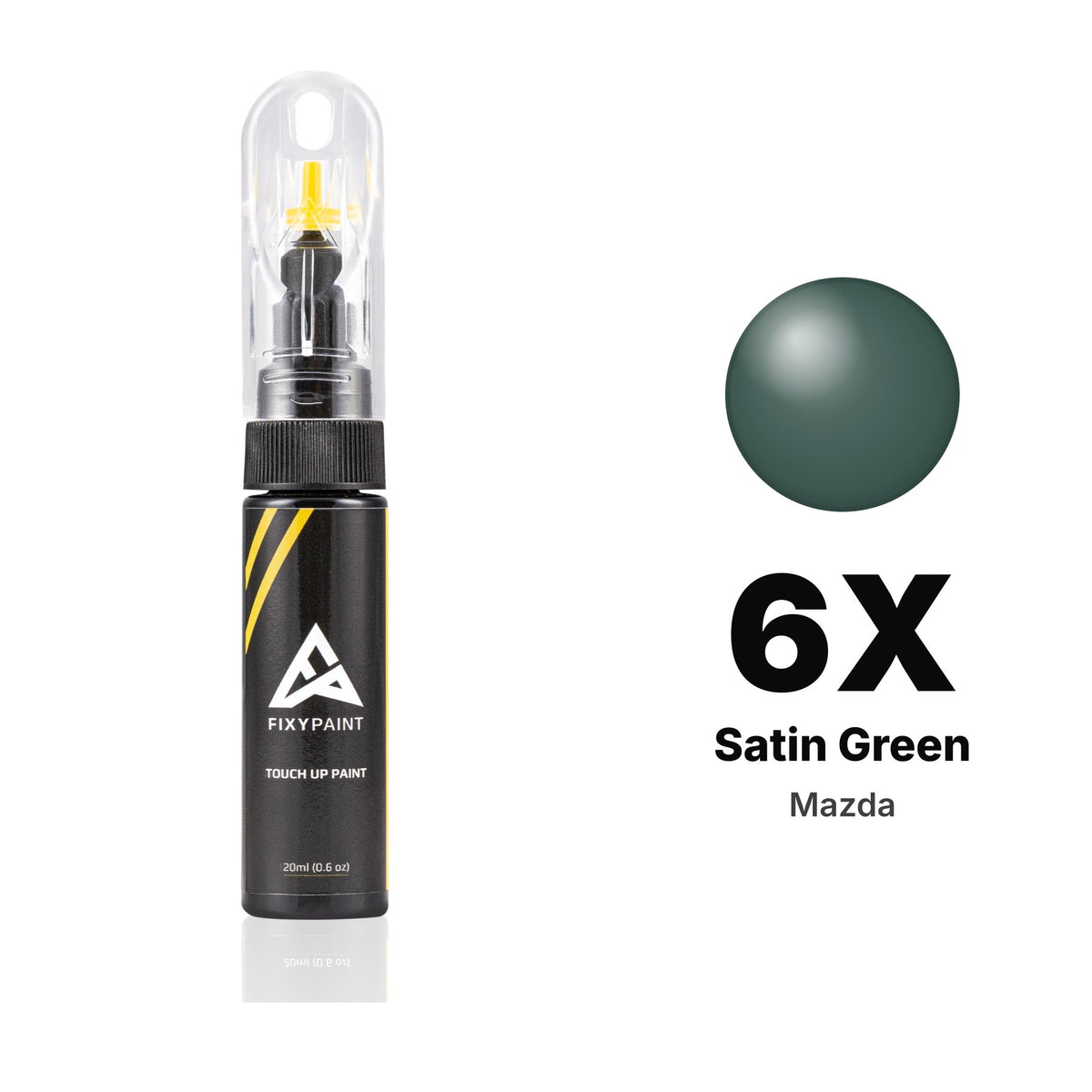 Touch-up paint for Mazda 6X Satin Green, Basic kit