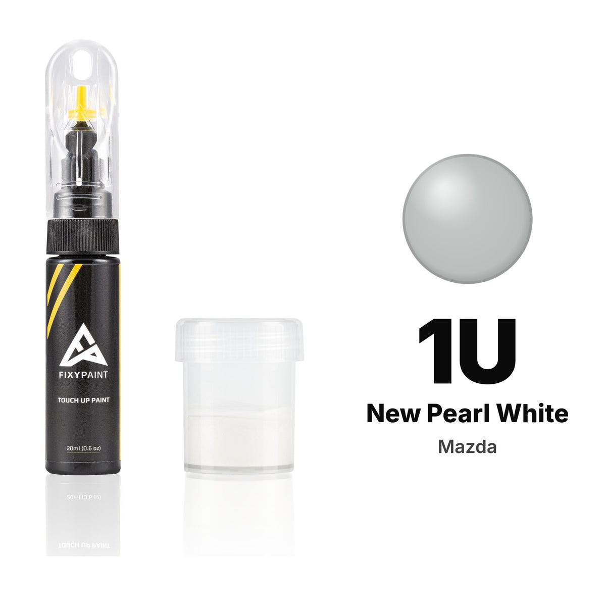 Touch-up paint for Mazda 1U New Pearl White, Standard kit