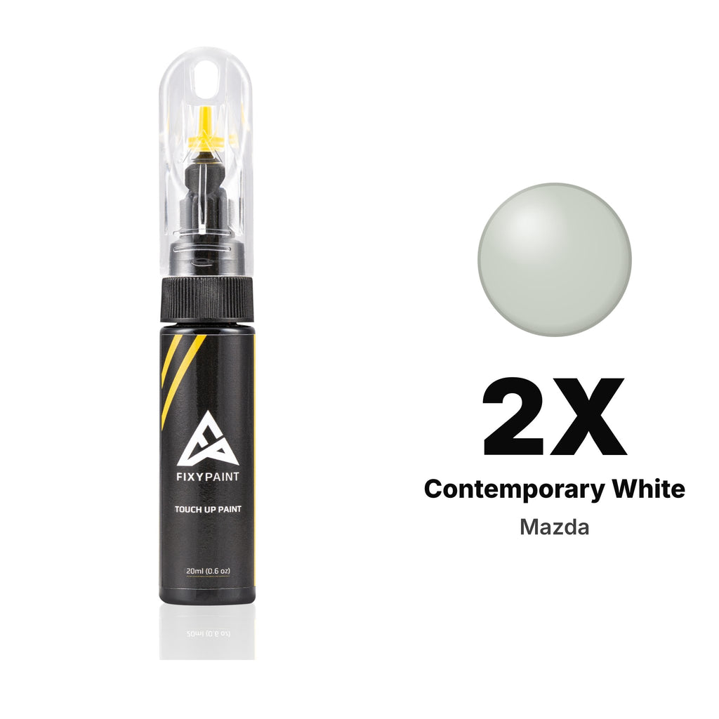 Touch-up paint for Mazda 2X Contemporary White, Basic kit