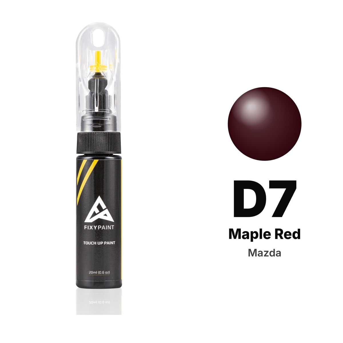 Mazda D7 Maple Red touch-up paint, Basic kit