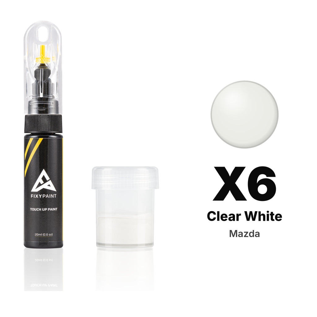 Pintura de retoque para Mazda – X6 Clear White (todos los modelos, 1992–1993), kit Estándar