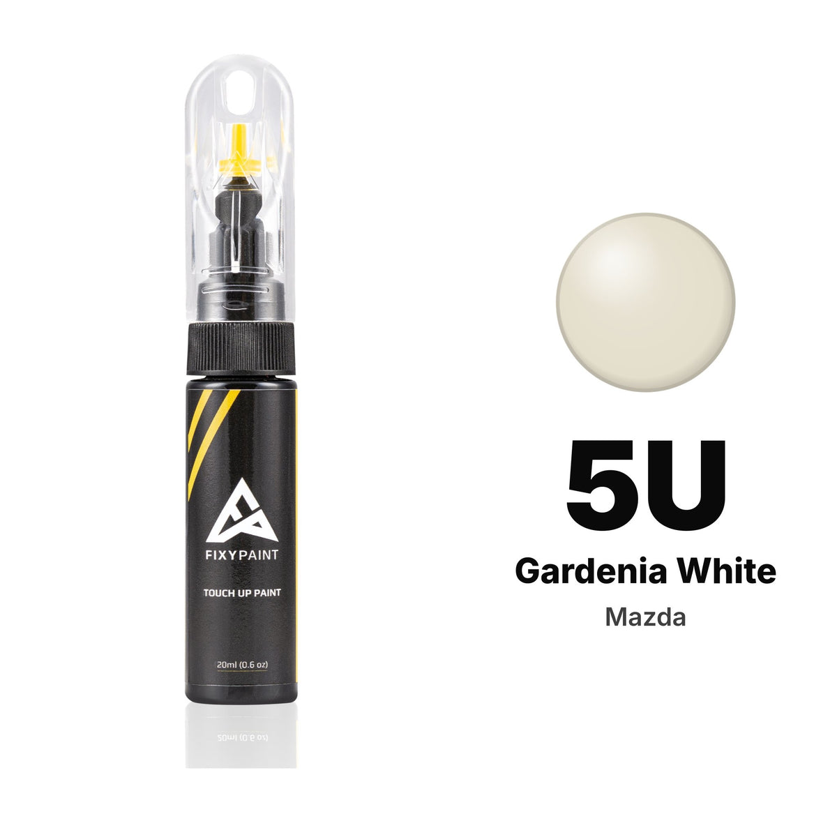 Touch-up paint for Mazda 5U Gardenia White, Basic kit