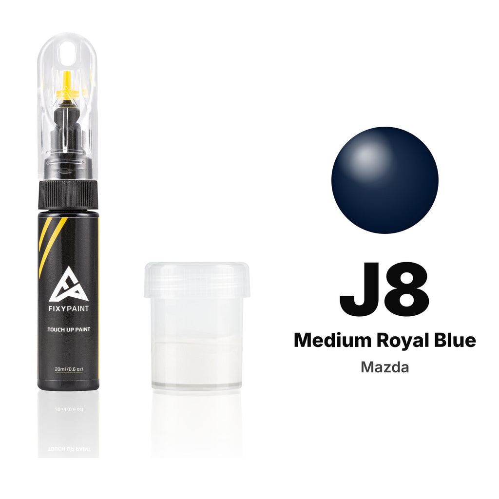 Touch-up paint for Mazda J8 Medium Royal Blue, Standard kit