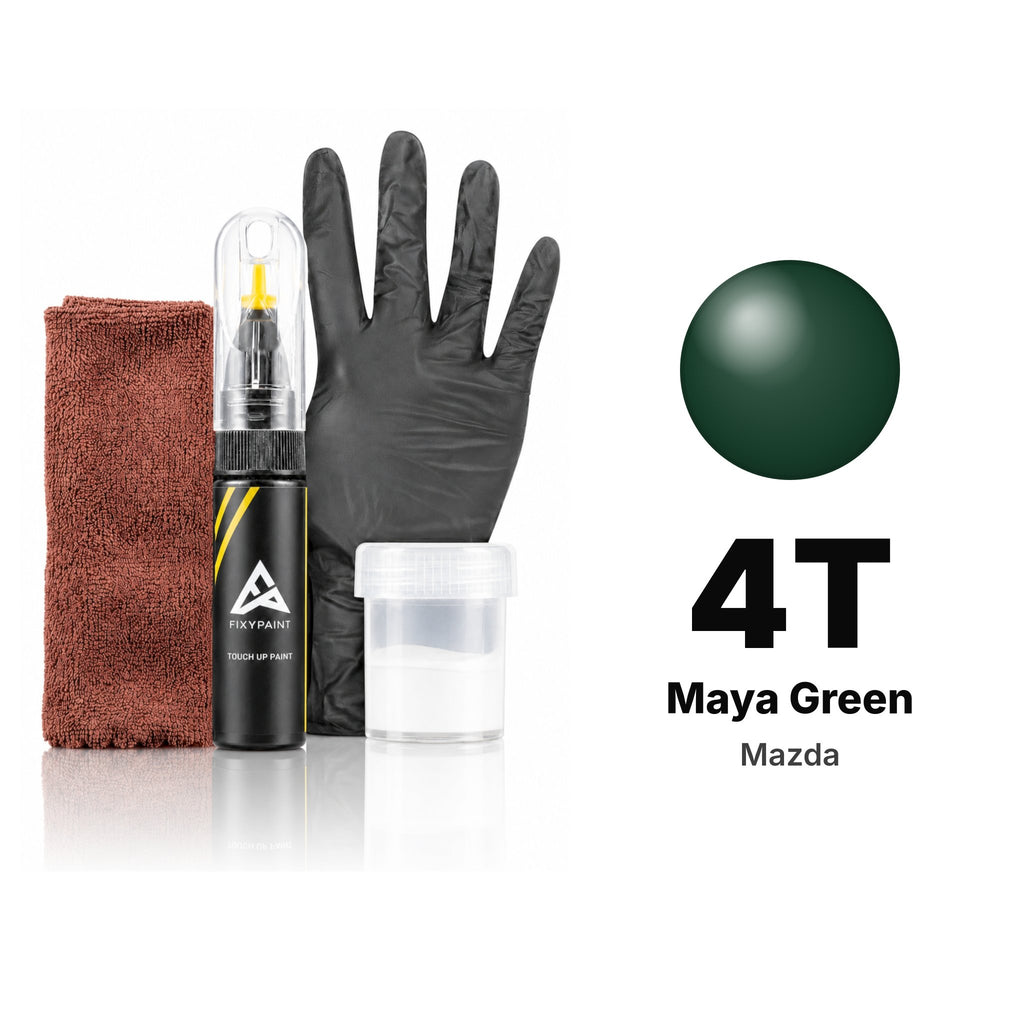 Touch-up paint for Mazda 4T Maya Green, Complete kit