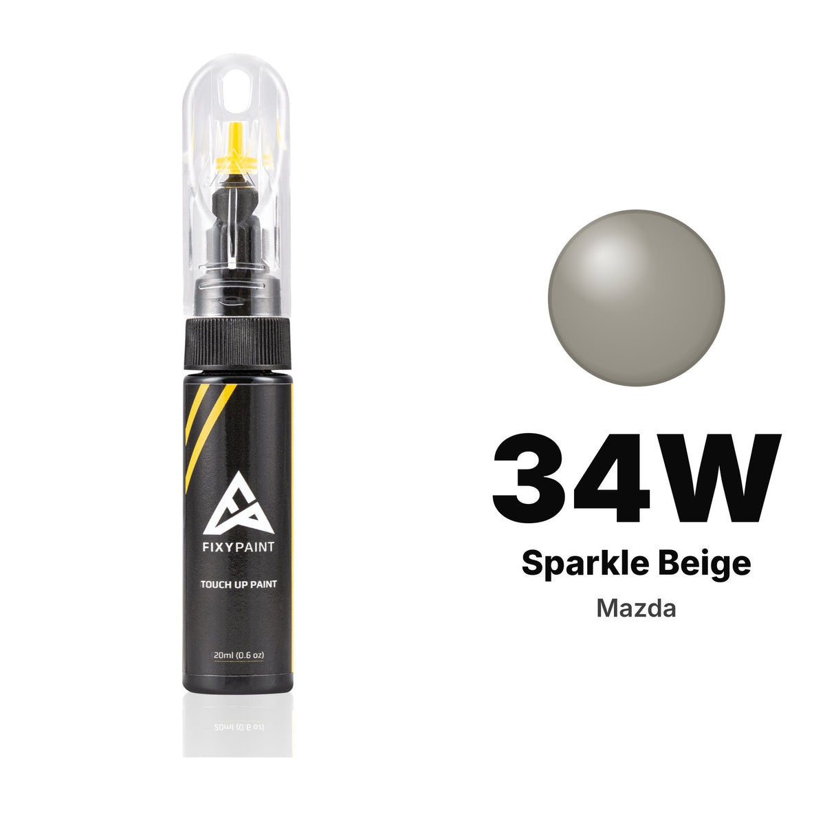 Touch-up paint for Mazda 34W Sparkle Beige, Basic kit
