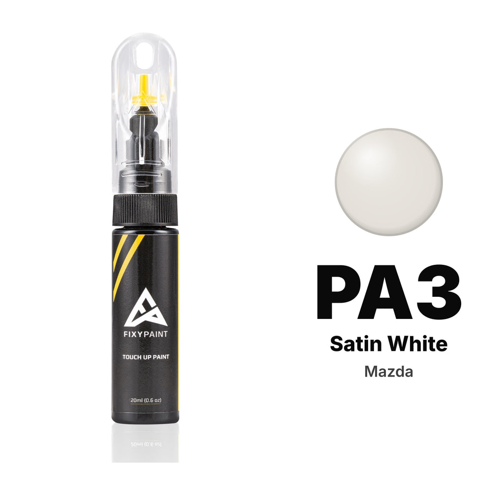 Touch-up paint for Mazda PA3 Satin White, Basic kit