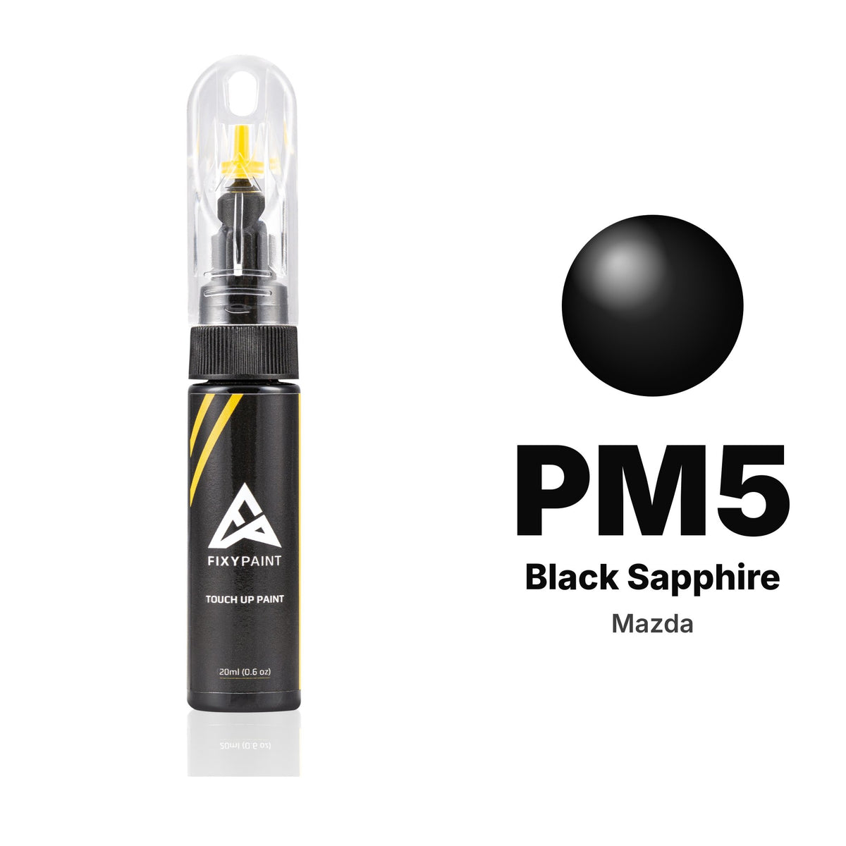 Touch-up paint for Mazda PM5 Black Sapphire, Basic kit