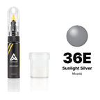 Lackstift für Mazda – 36E Sunlight Silver (alle Modelle, ab 2007), Set Standard