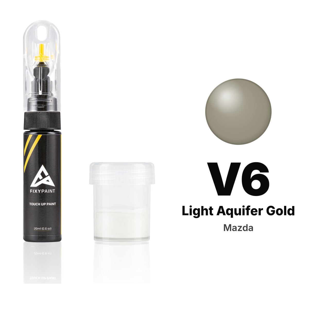 Touch-up paint for Mazda V6 Light Aquifer Gold, Standard kit