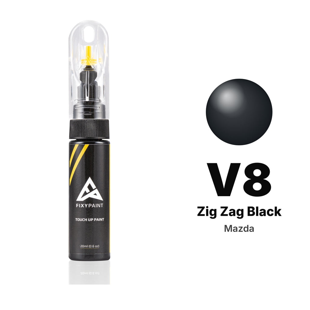 Touch-up paint for Mazda V8 Zig Zag Black, Basic kit