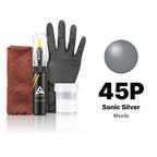 Touch-up paint for Mazda 45P Sonic Silver, Complete kit