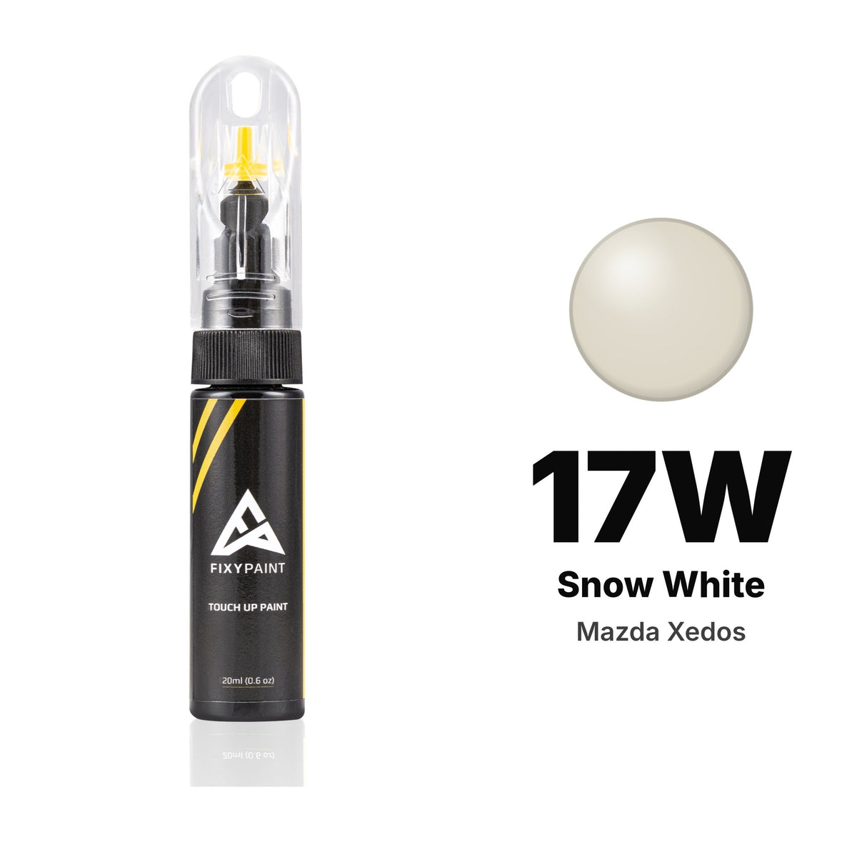 Mazda Xedos 17W Snow White touch-up paint, Basic kit