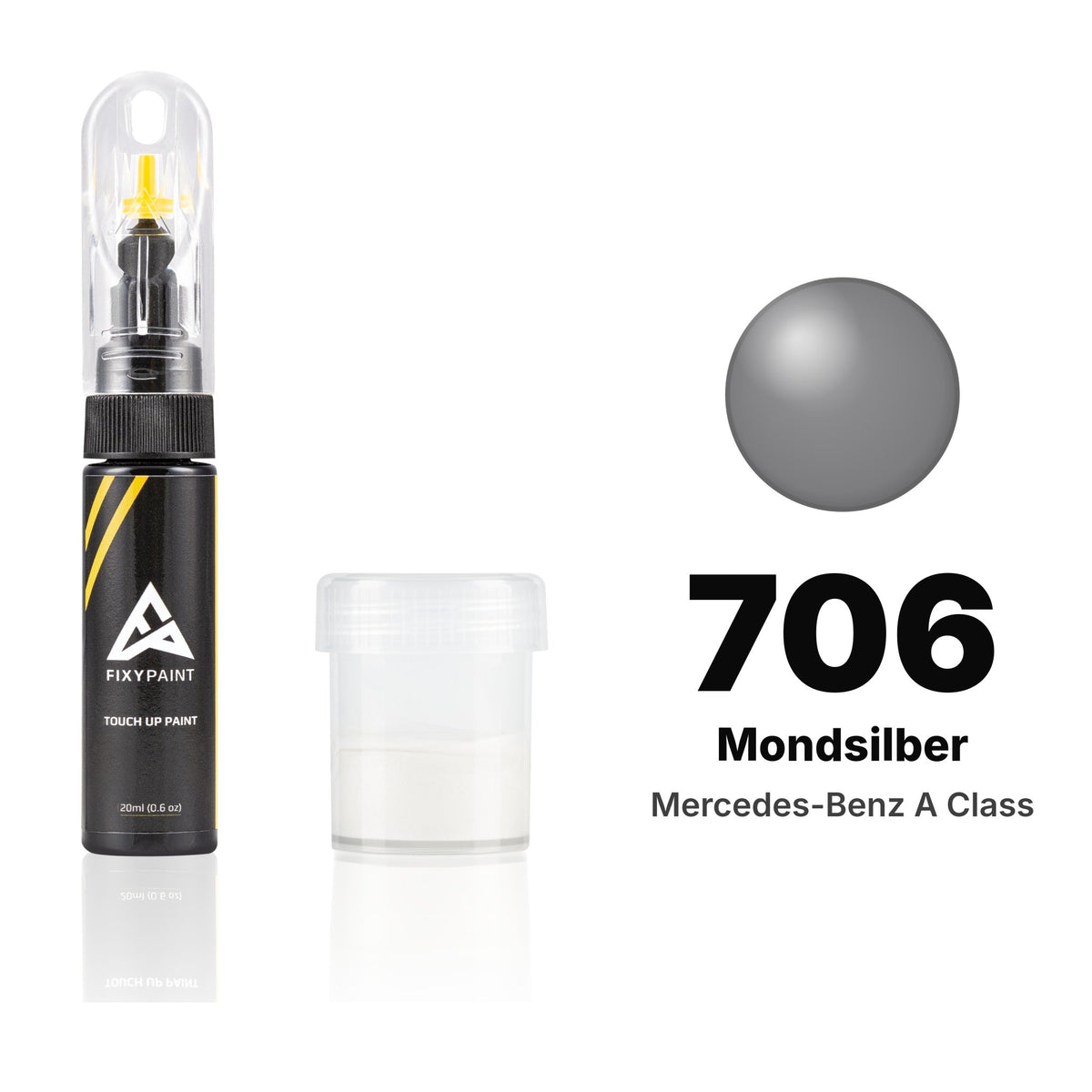 Touch-up paint for Mercedes-Benz A-Class 706 Mondsilber, Standard kit
