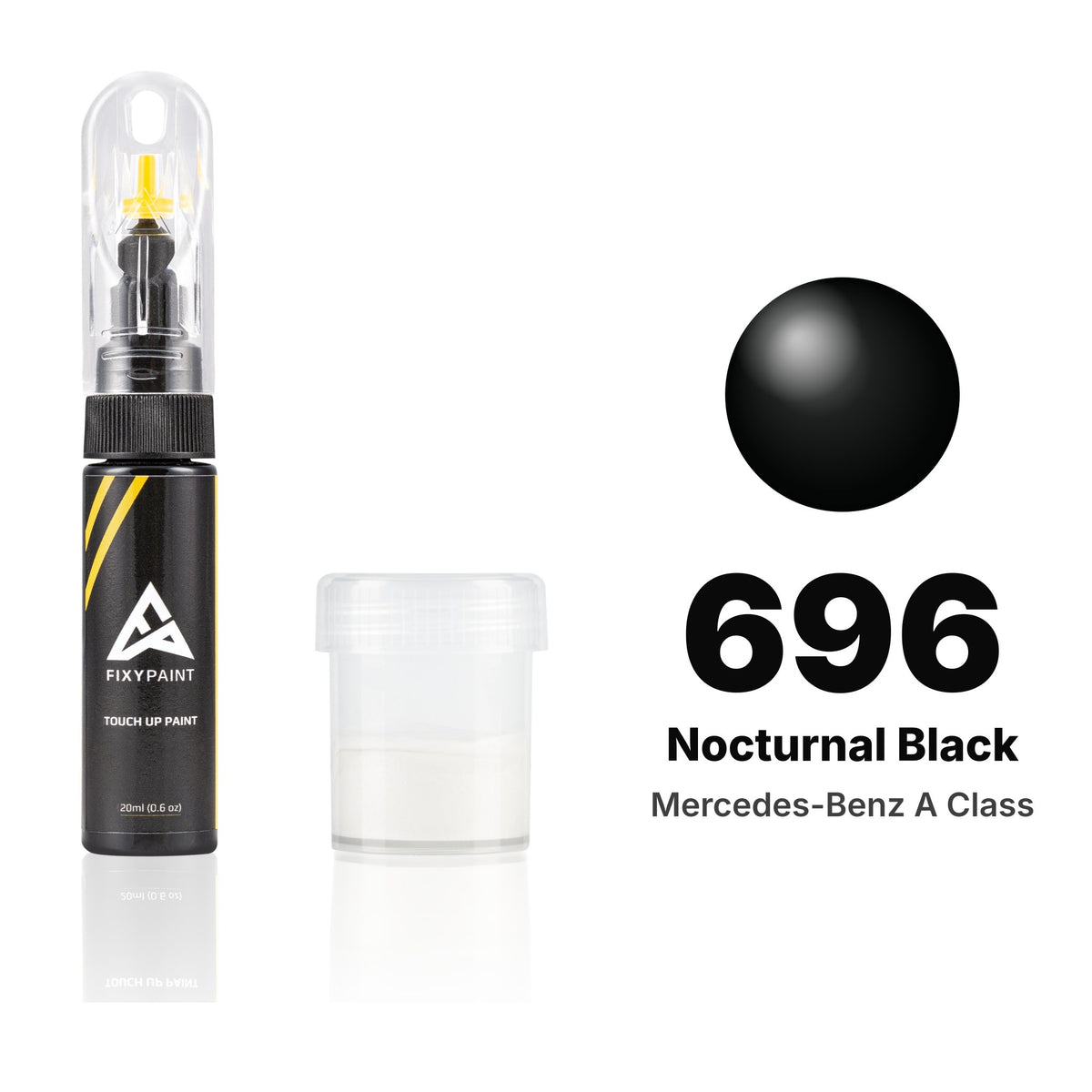 Touch-up paint for Mercedes-Benz A-Class 696 Nocturnal Black, Standard kit