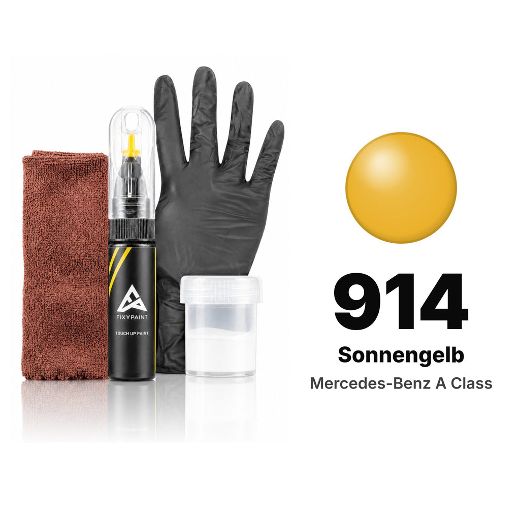 Touch-up paint for Mercedes-Benz A-Class 914 Sonnengelb, Complete kit