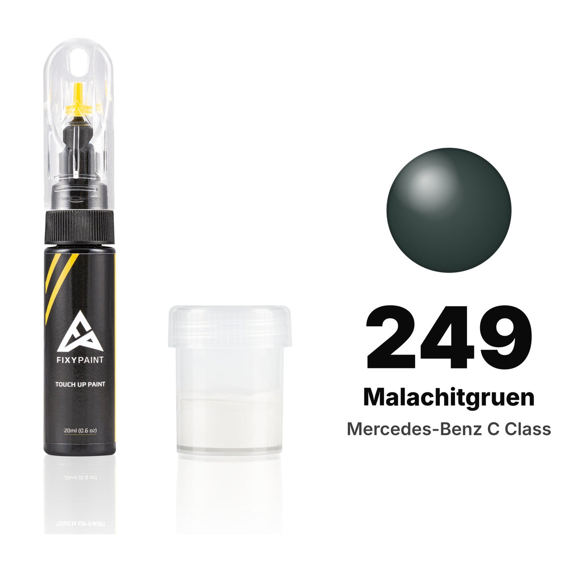 Lackstift für Mercedes-Benz C-Klasse – 249 Malachitgruen (1998), Set Standard