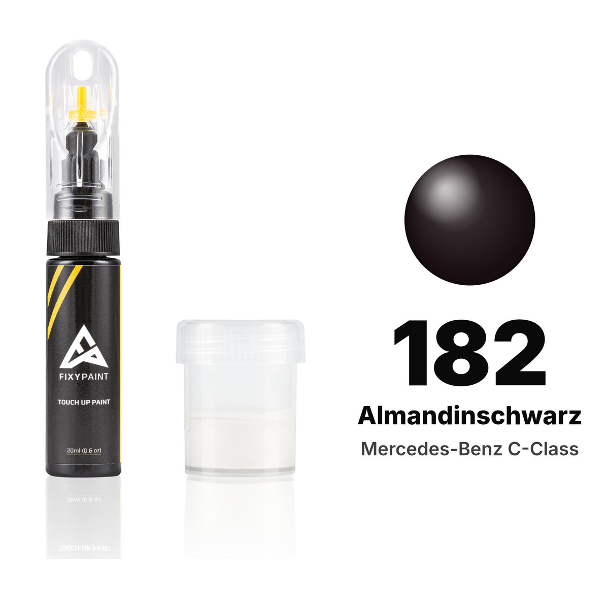 Touch-up paint for Mercedes-Benz C-Class 182 Almandinschwarz, Standard kit
