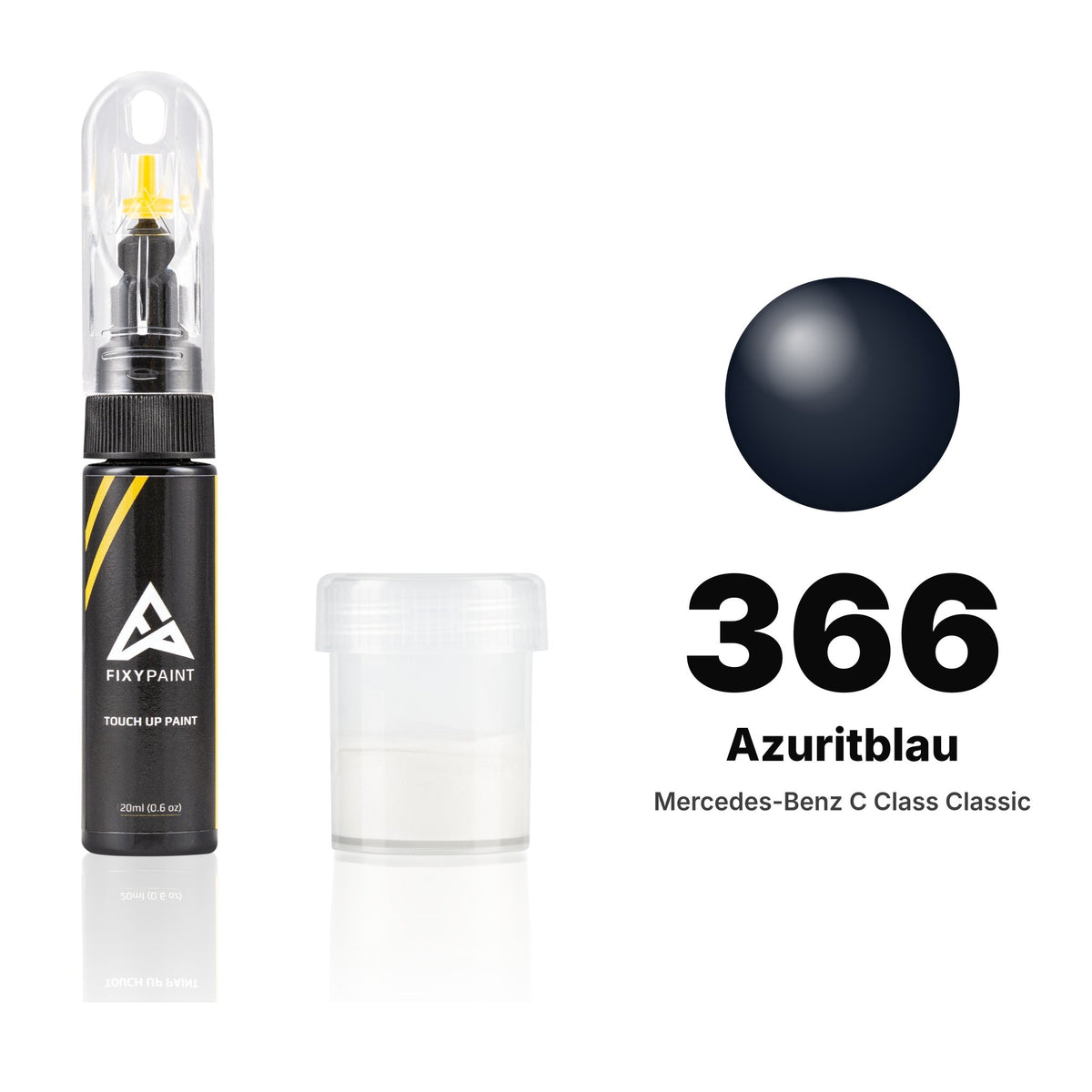 Touch-up paint for Mercedes-Benz C-Class Classic 366 Azuritblau, Standard kit