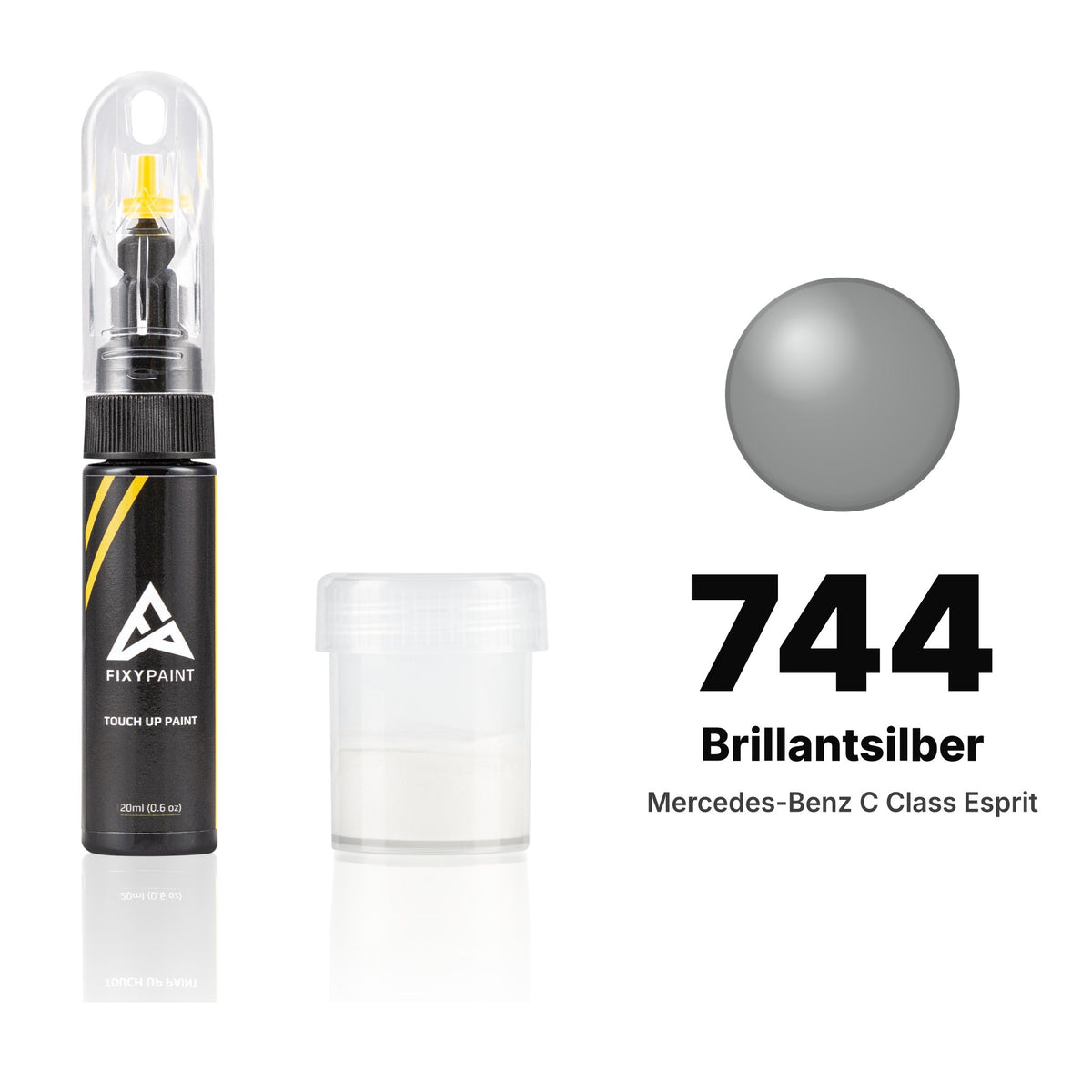 Touch-up paint for Mercedes-Benz C-Class Esprit 744 Brillantsilber, Standard kit