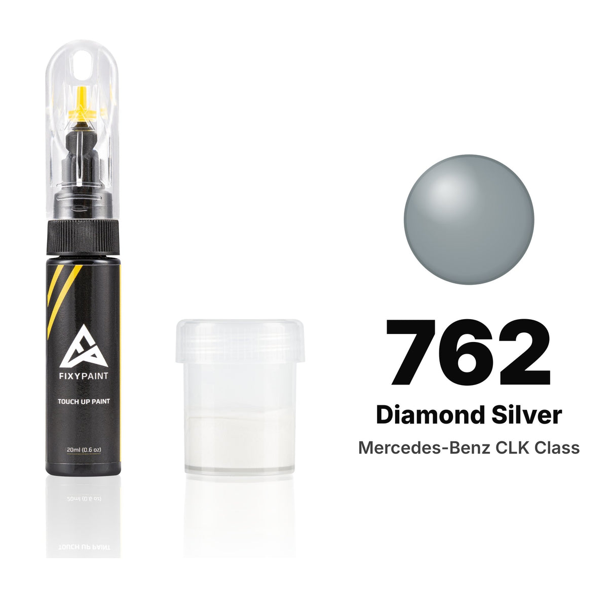 Touch-up paint for Mercedes-Benz CLK-Class 762 Diamond Silver, Standard kit