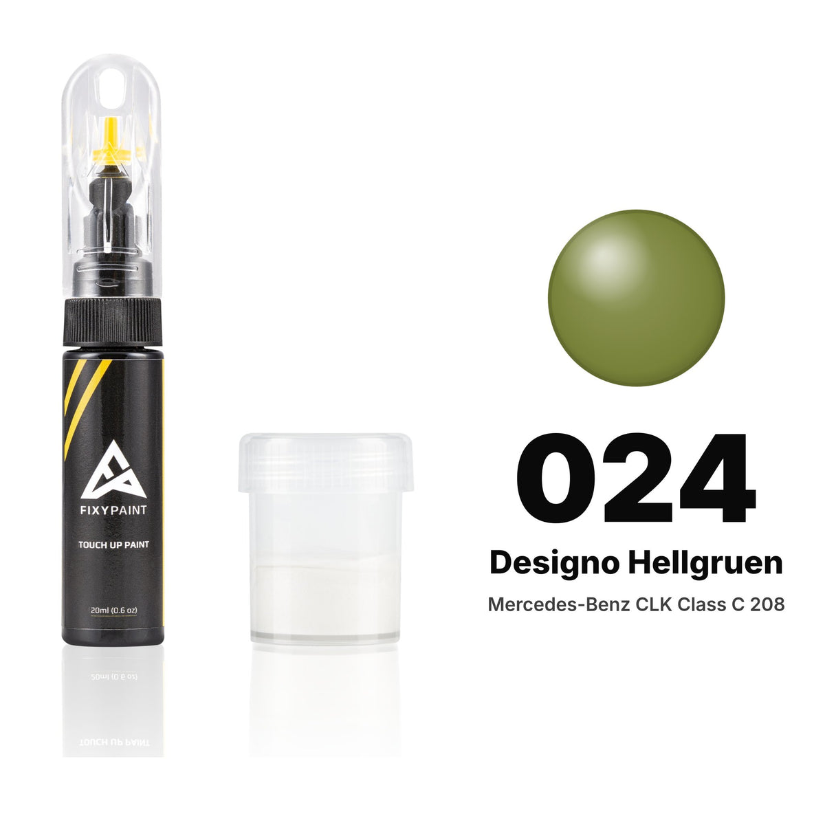Touch-up paint for Mercedes-Benz CLK-Class C 208 024 Designo Hellgruen, Standard kit