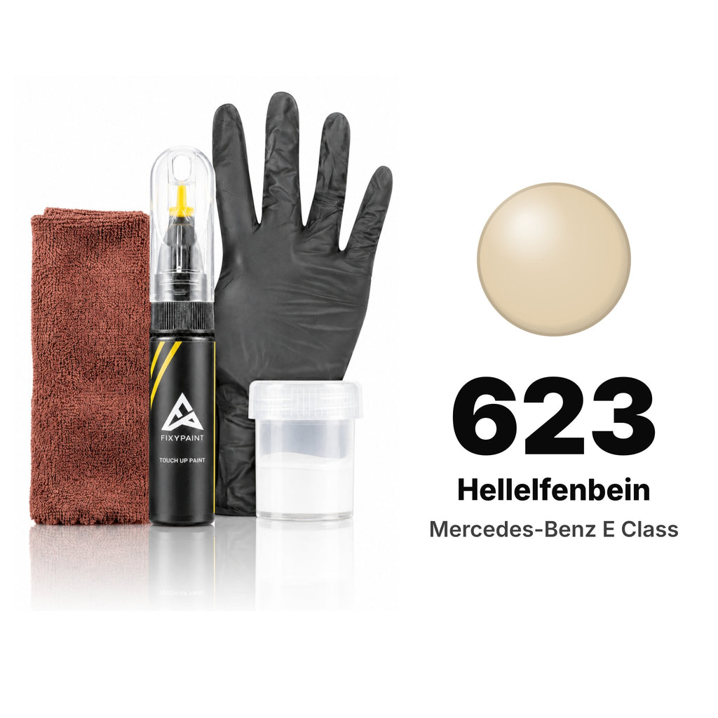 Touch-up paint for Mercedes-Benz E-Class 623 Hellelfenbein, Complete kit