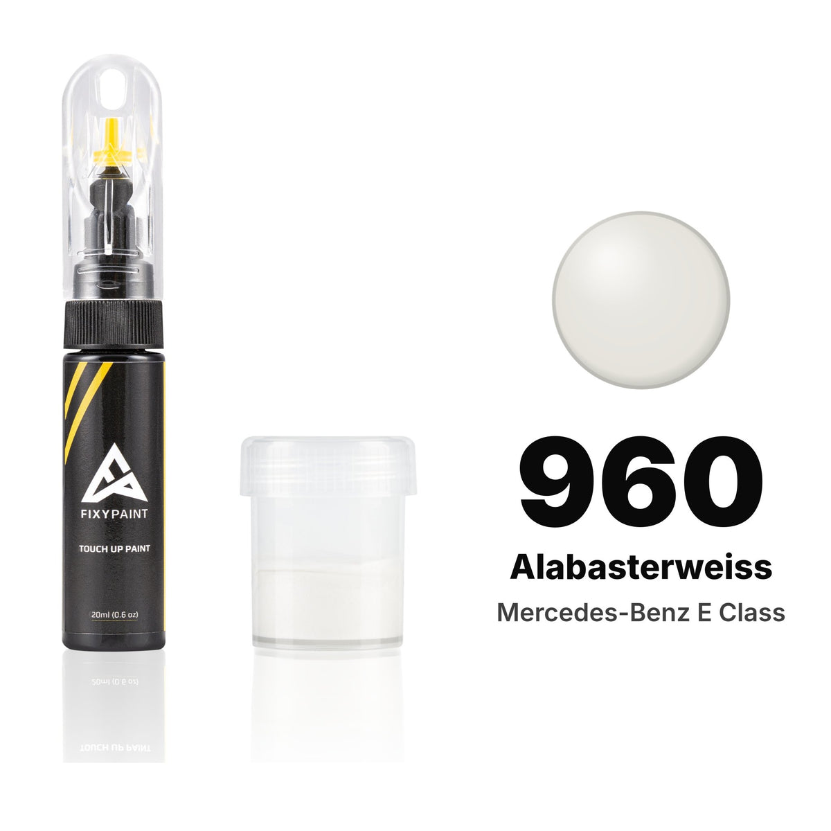 Touch-up paint for Mercedes-Benz E-Class 960 Alabasterweiss, Standard kit