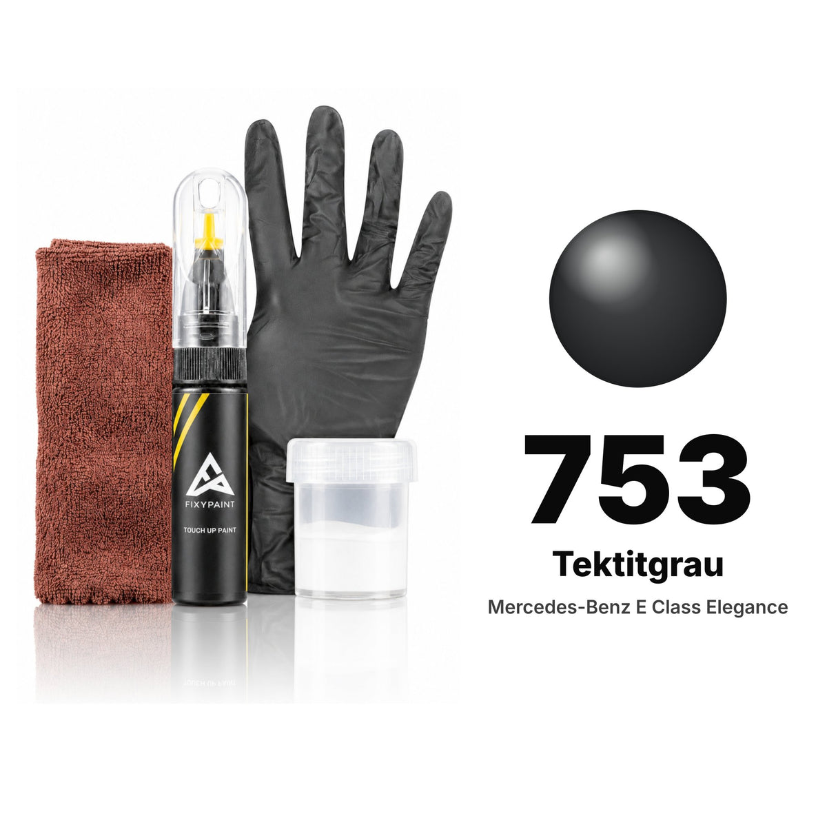Peinture de retouche pour Mercedes-Benz Classe E Elegance – 753 Tektitgrau (2000–2004), kit Complet
