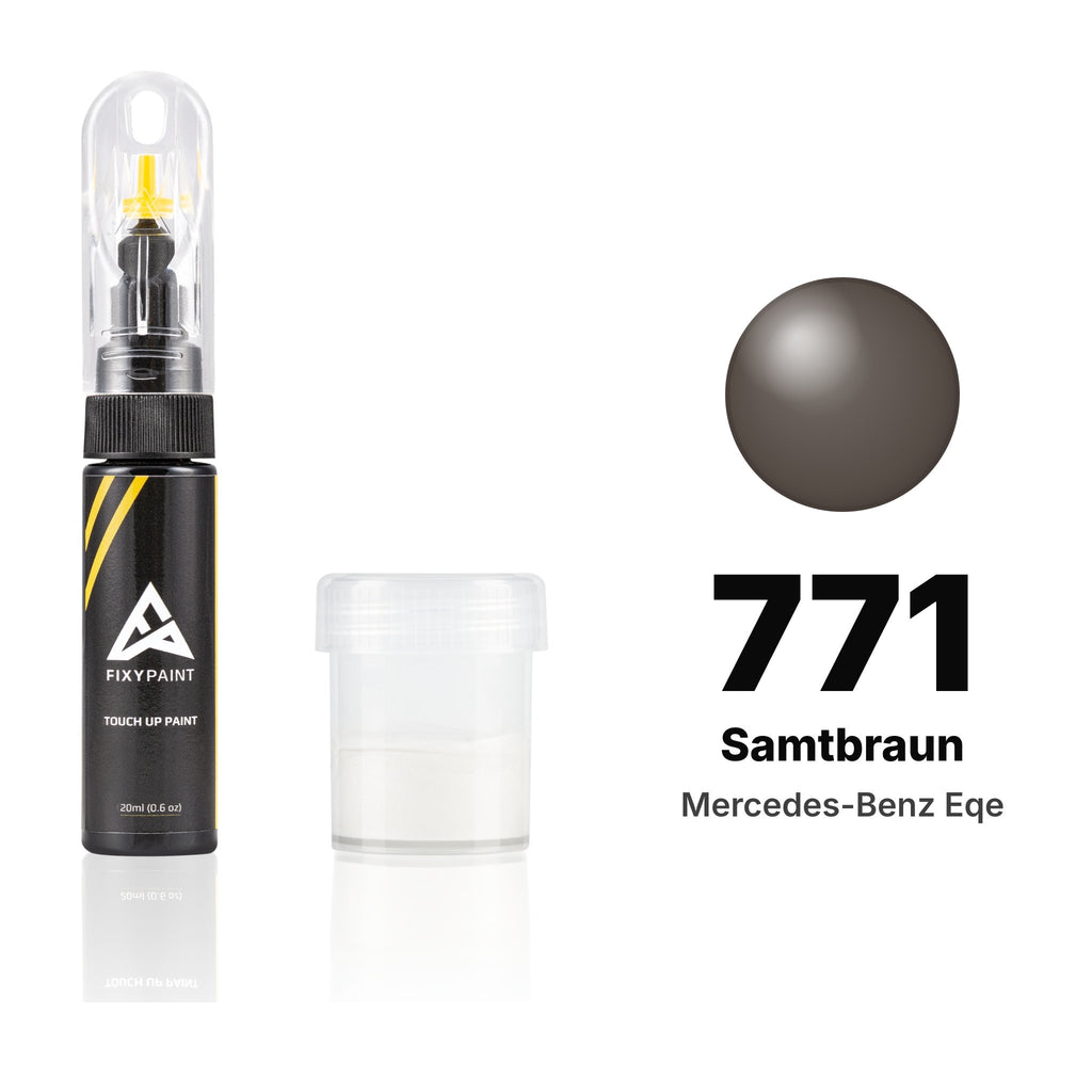 Lackstift für Mercedes-Benz EQE – 771 Samtbraun (ab 2023), Set Standard