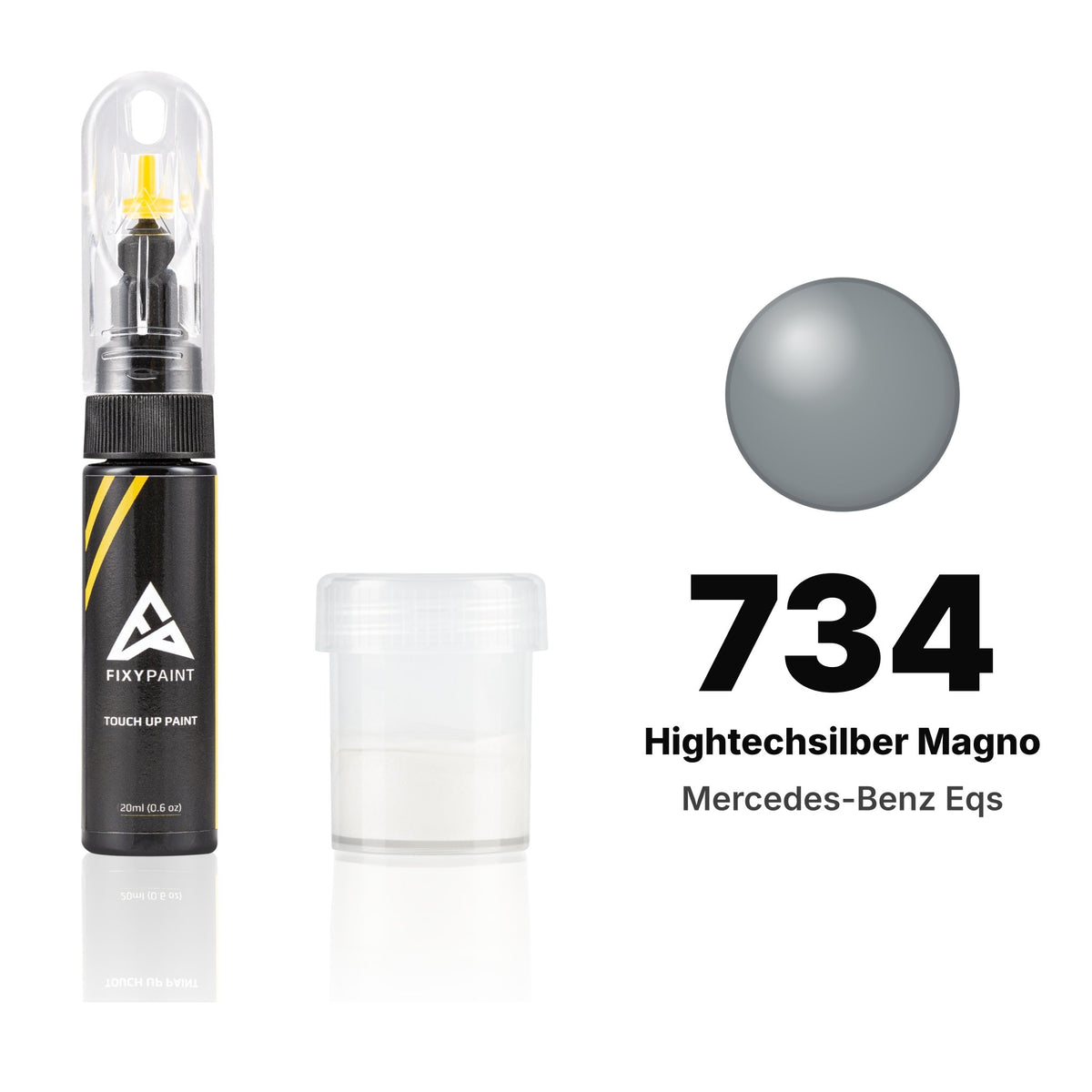 Peinture de retouche pour Mercedes-Benz EQS – 734 Hightechsilber Magno (2025), kit Standard