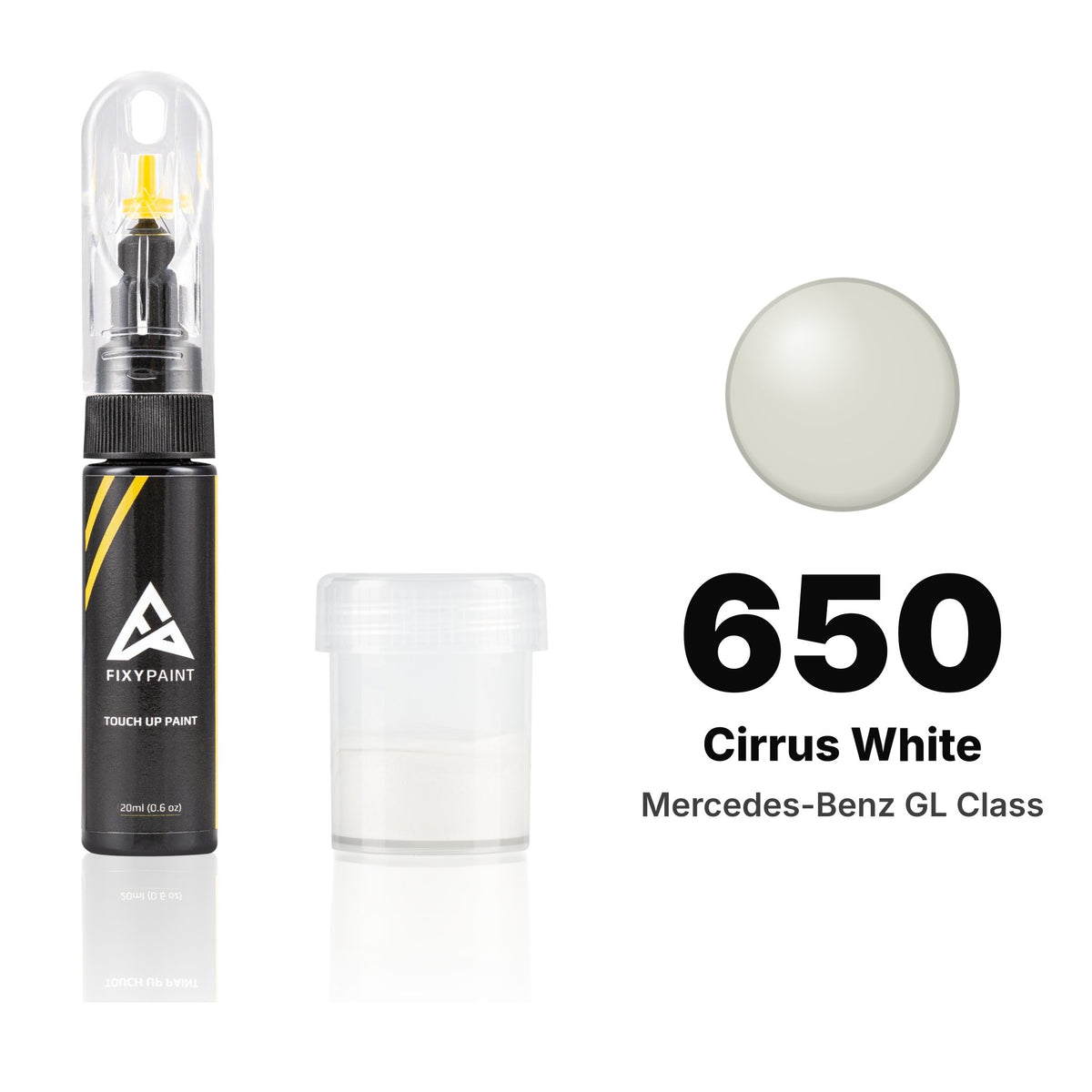 Touch-up paint for Mercedes-Benz GL-Class 650 Cirrus White, Standard kit