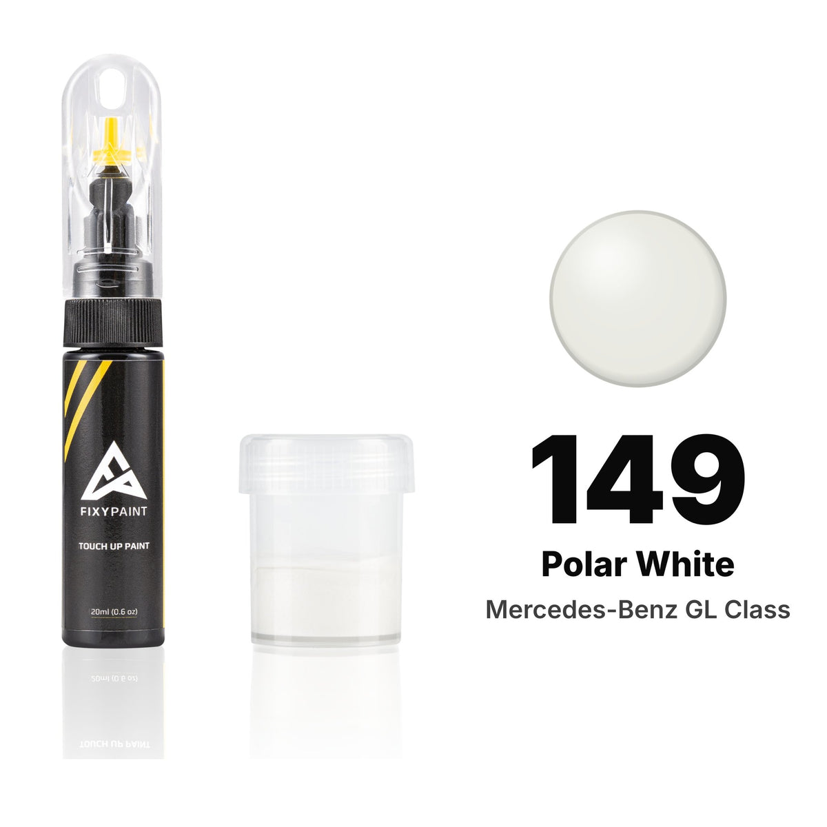 Lackstift für Mercedes-Benz GL-Klasse – 149 Polar White (2013–2018), Set Standard