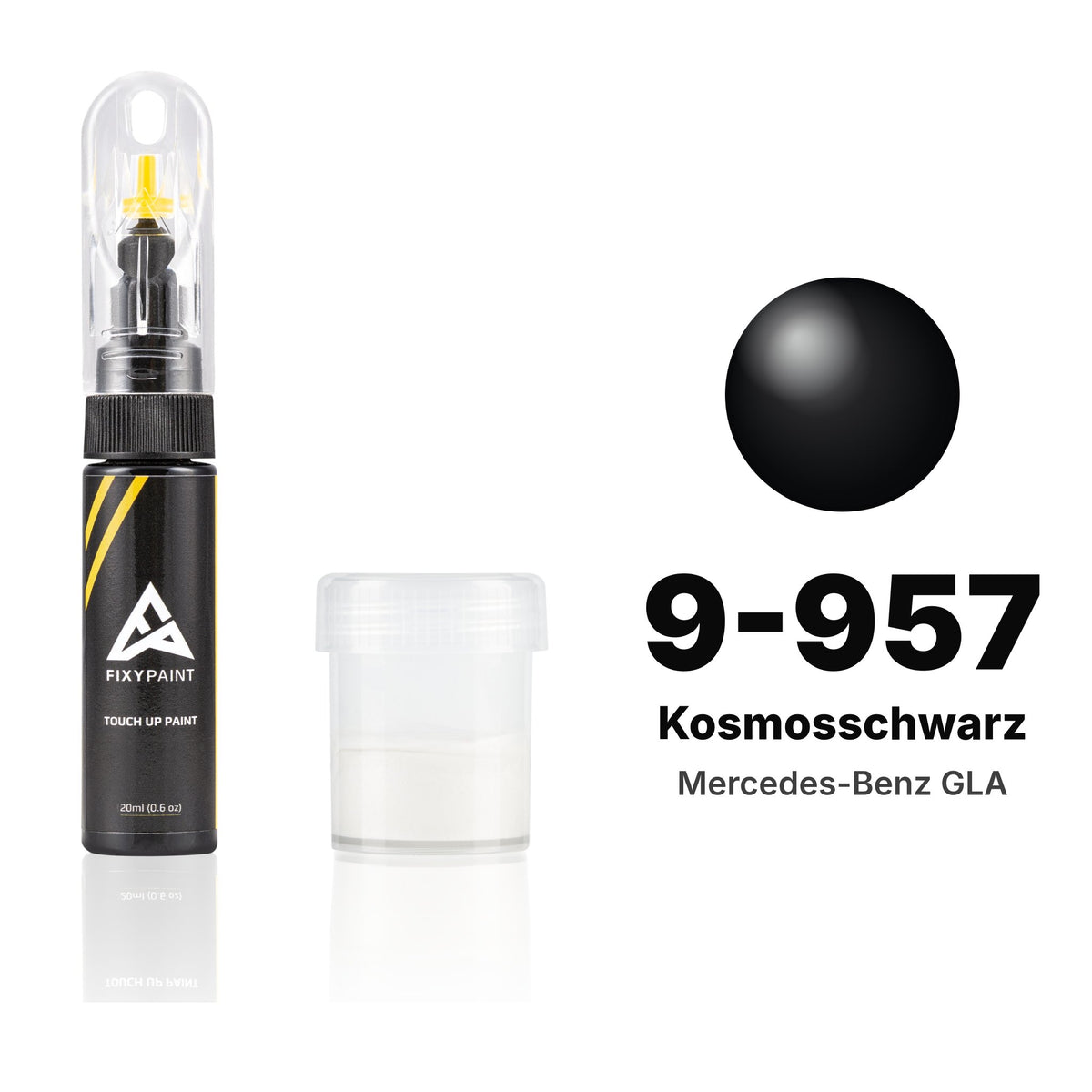 Touch-up paint for Mercedes-Benz GLA 9-957 Kosmosschwarz, Standard kit