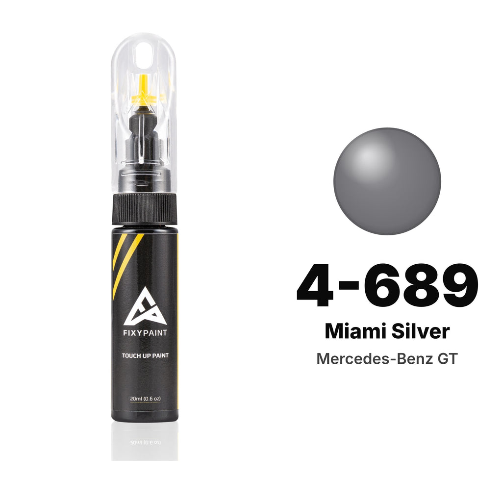 Touch-up paint for Mercedes-Benz GT 4-689 Miami Silver, Basic kit