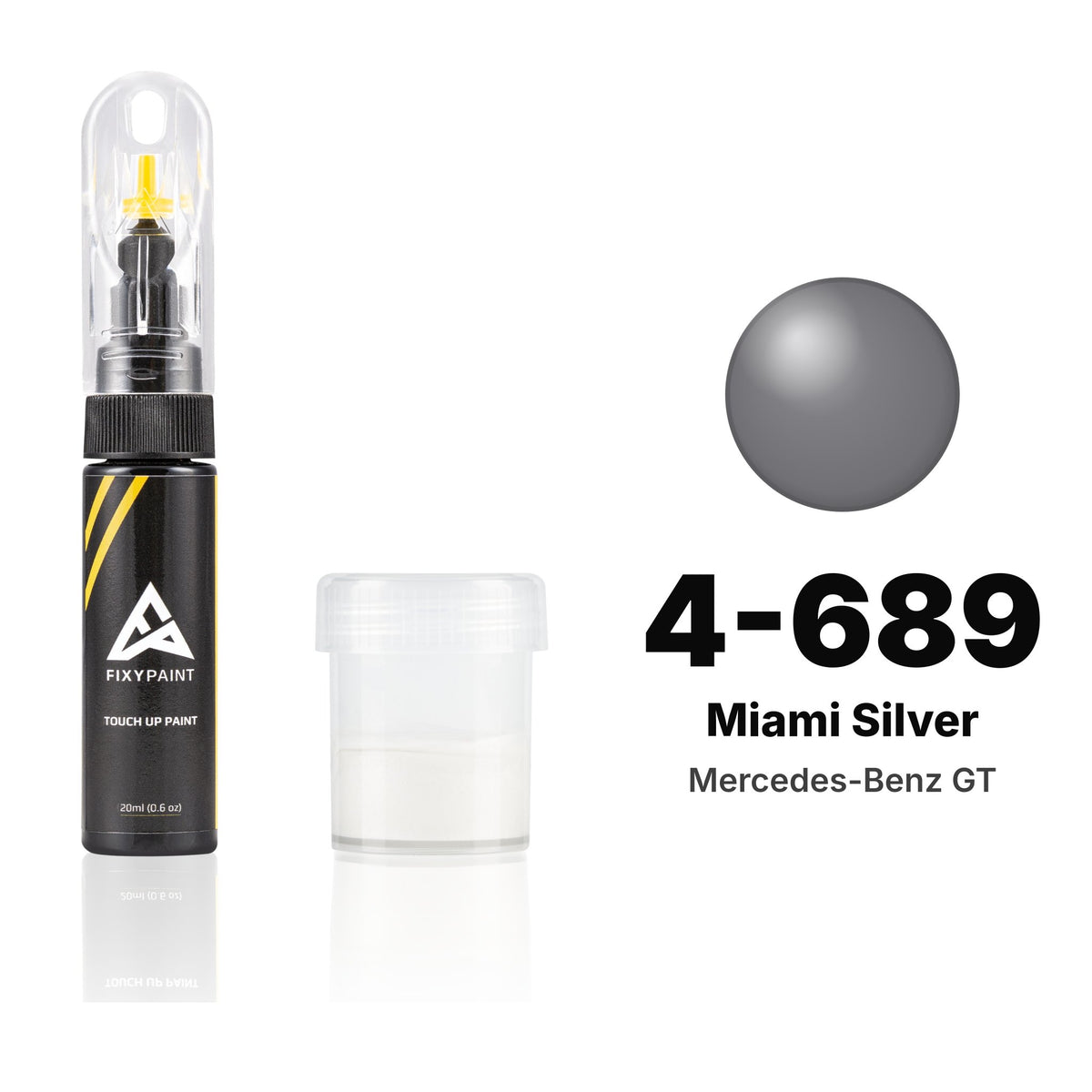 Touch-up paint for Mercedes-Benz GT 4-689 Miami Silver, Standard kit