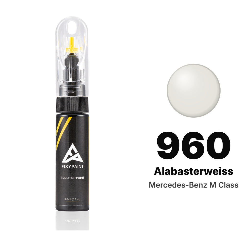 Touch-up paint for Mercedes-Benz M-Class 960 Alabasterweiss, Basic kit
