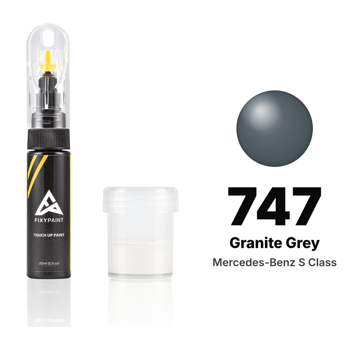 Touch-up paint for Mercedes-Benz S-Class 747 Granite Grey, Standard kit