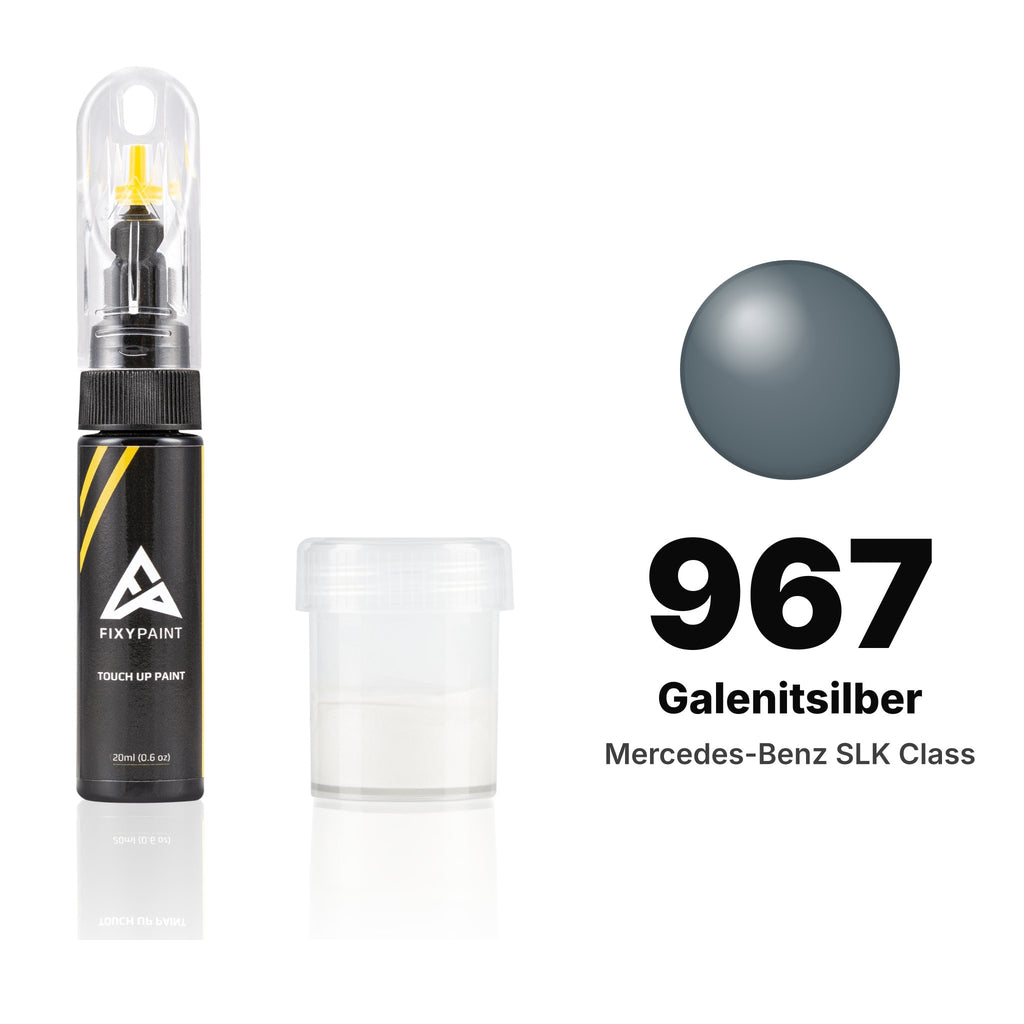 Lackstift für Mercedes-Benz SLK-Klasse – 967 Galenitsilber (2011–2013), Set Standard