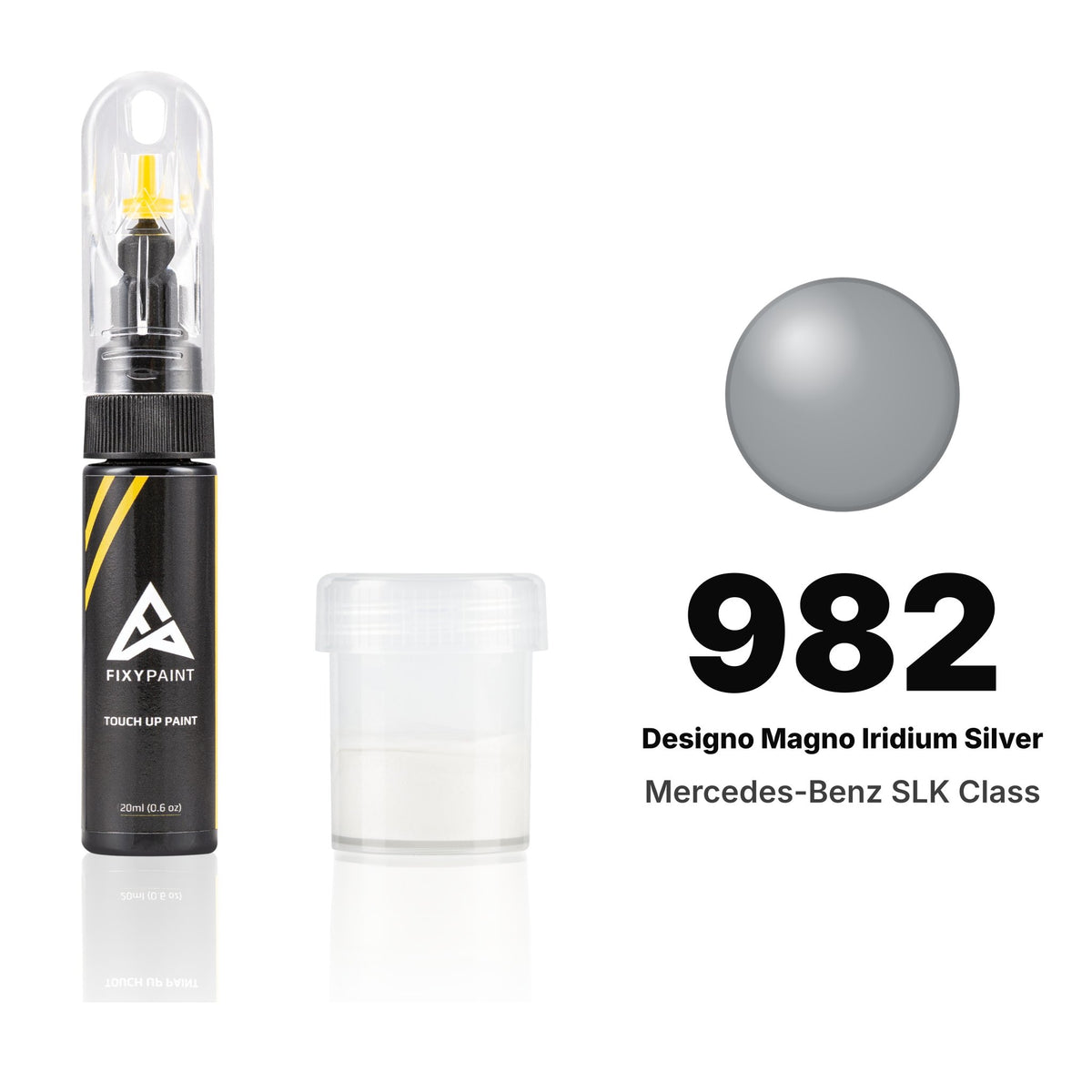Vernice ritocco per Mercedes-Benz Classe SLK – 982 Designo Magno Iridium Silver (2016–2017), kit Standard