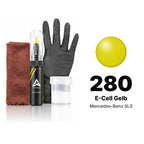 Touch-up paint for Mercedes-Benz SLS 280 E-Cell Gelb, Complete kit