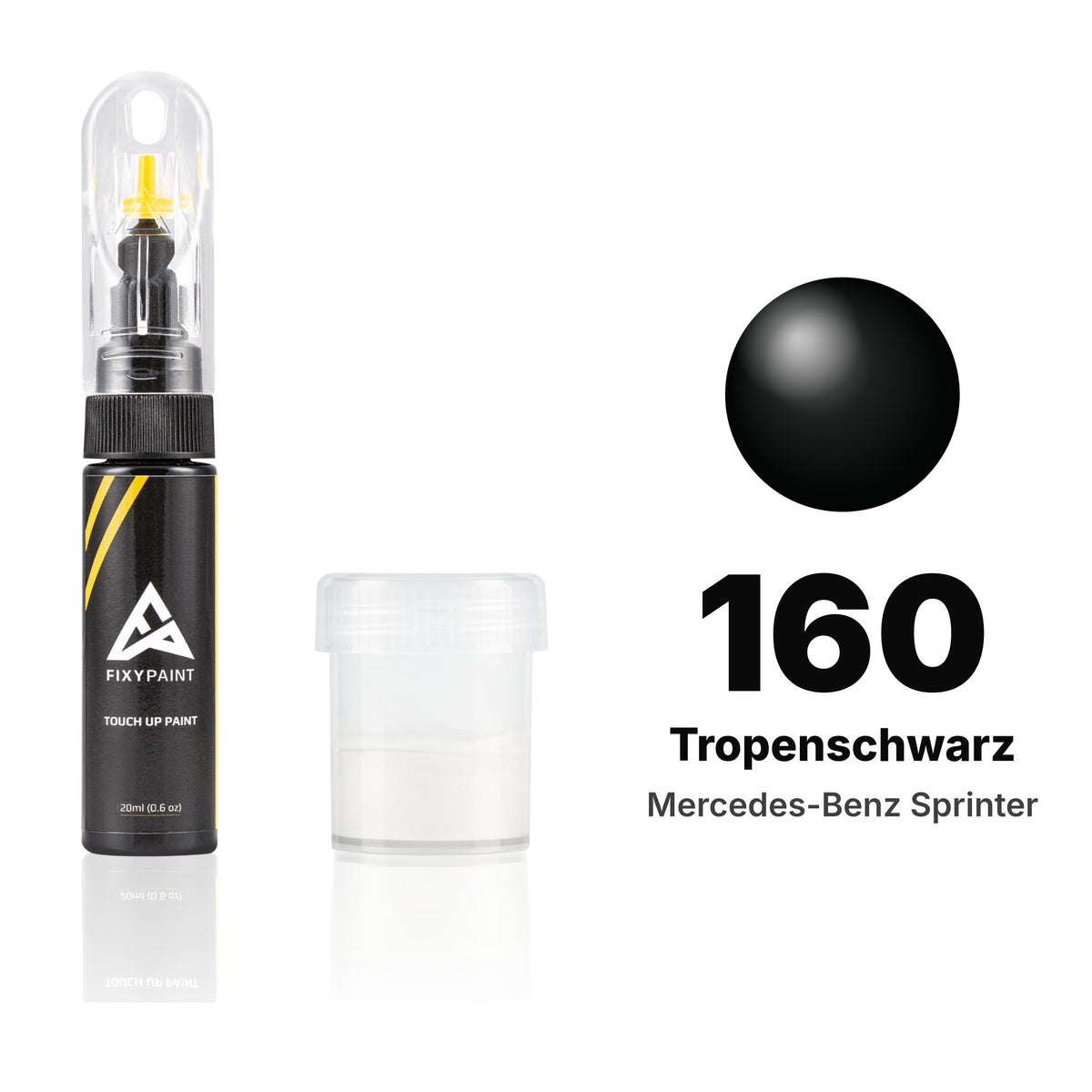 Pintura de retoque para Mercedes-Benz Sprinter – 160 Tropenschwarz (2010–2013), kit Estándar