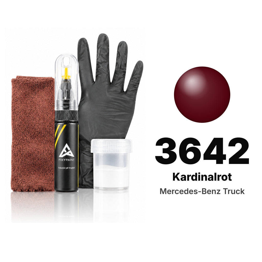 Touch-up paint for Mercedes-Benz Truck 3642 Kardinalrot, Complete kit