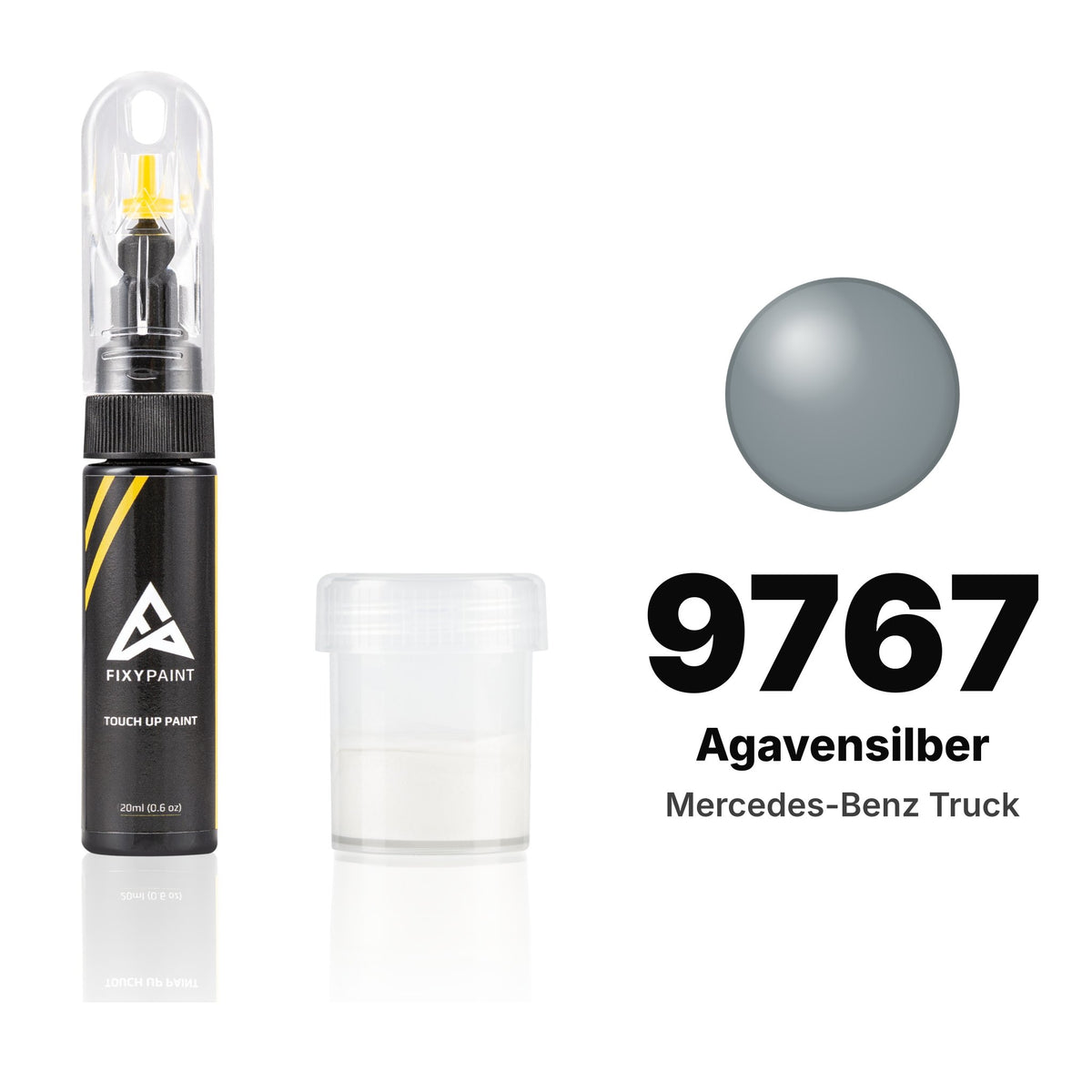 Touch-up paint for Mercedes-Benz Truck 9767 Agavensilber, Standard kit