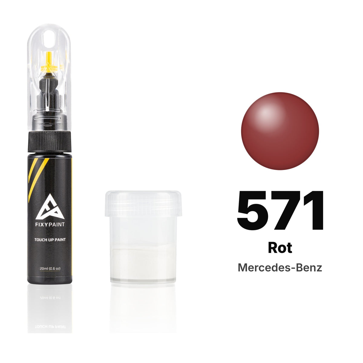Vernice ritocco per Mercedes-Benz – 571 Rot (tutti i modelli, 1963–1990), kit Standard