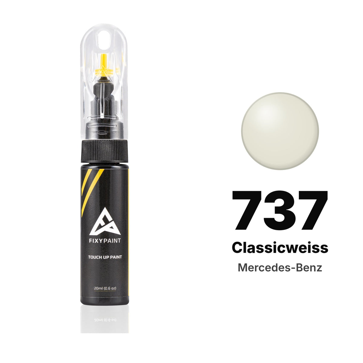 Touch-up paint for Mercedes-Benz 737 Classicweiss, Basic kit