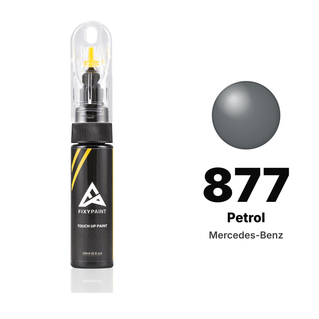 Lackstift für Mercedes-Benz – 877 Petrol (alle Modelle, 1983–1991), Set Basis